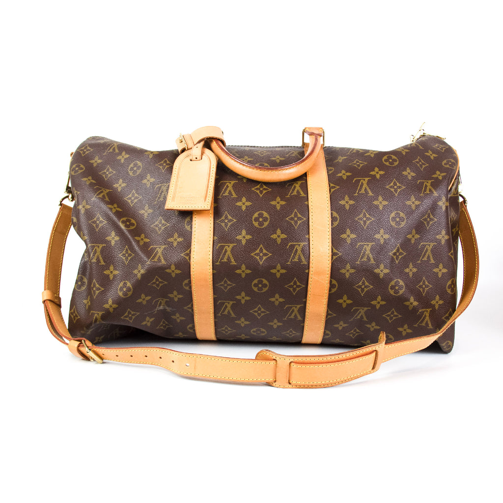 Louis Vuitton Keepall 50 med skulderstrop