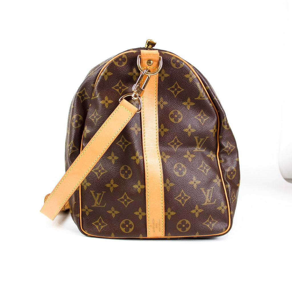 Louis Vuitton Keepall 50 med skulderstrop