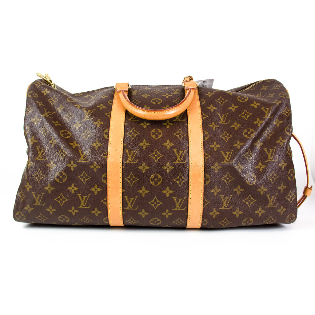 Louis Vuitton Keepall 50 med skulderstrop