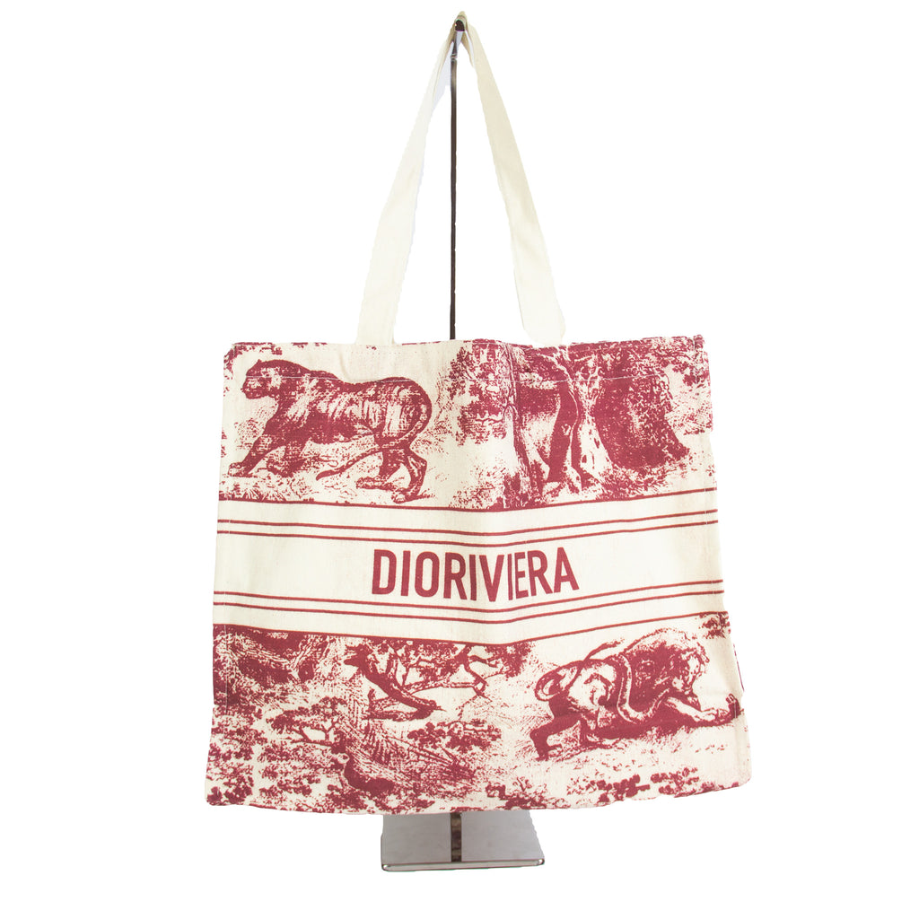 Christian Dior Dioriviera Beach Tote Rød