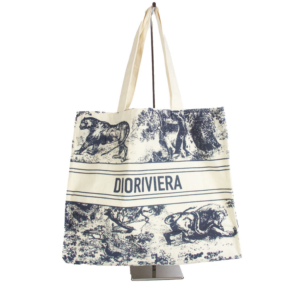 Christian Dior Dioriviera Beach Tote Blå