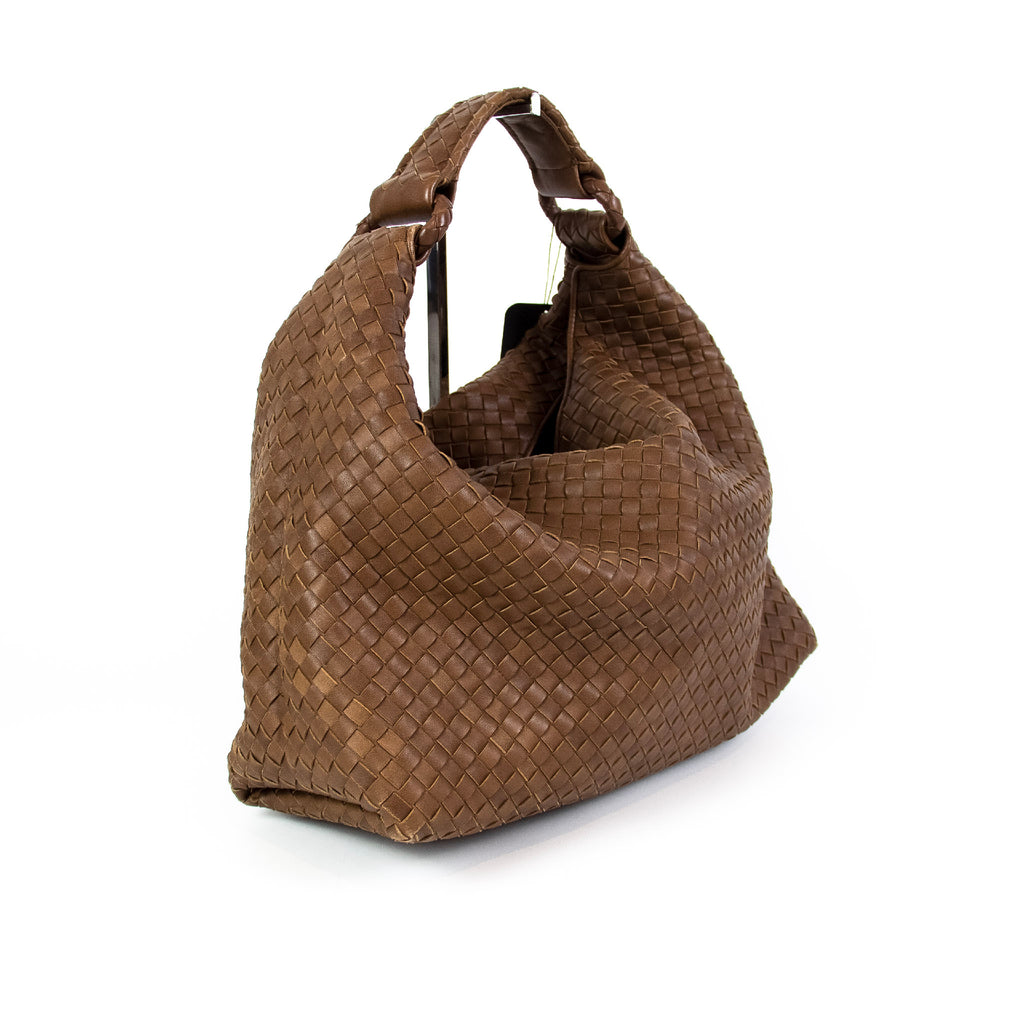 Bottega Veneta Intrecciato Brun Skuldertaske