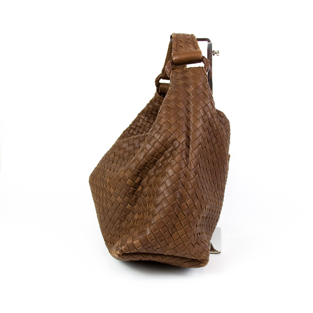 Bottega Veneta Intrecciato Brun Skuldertaske