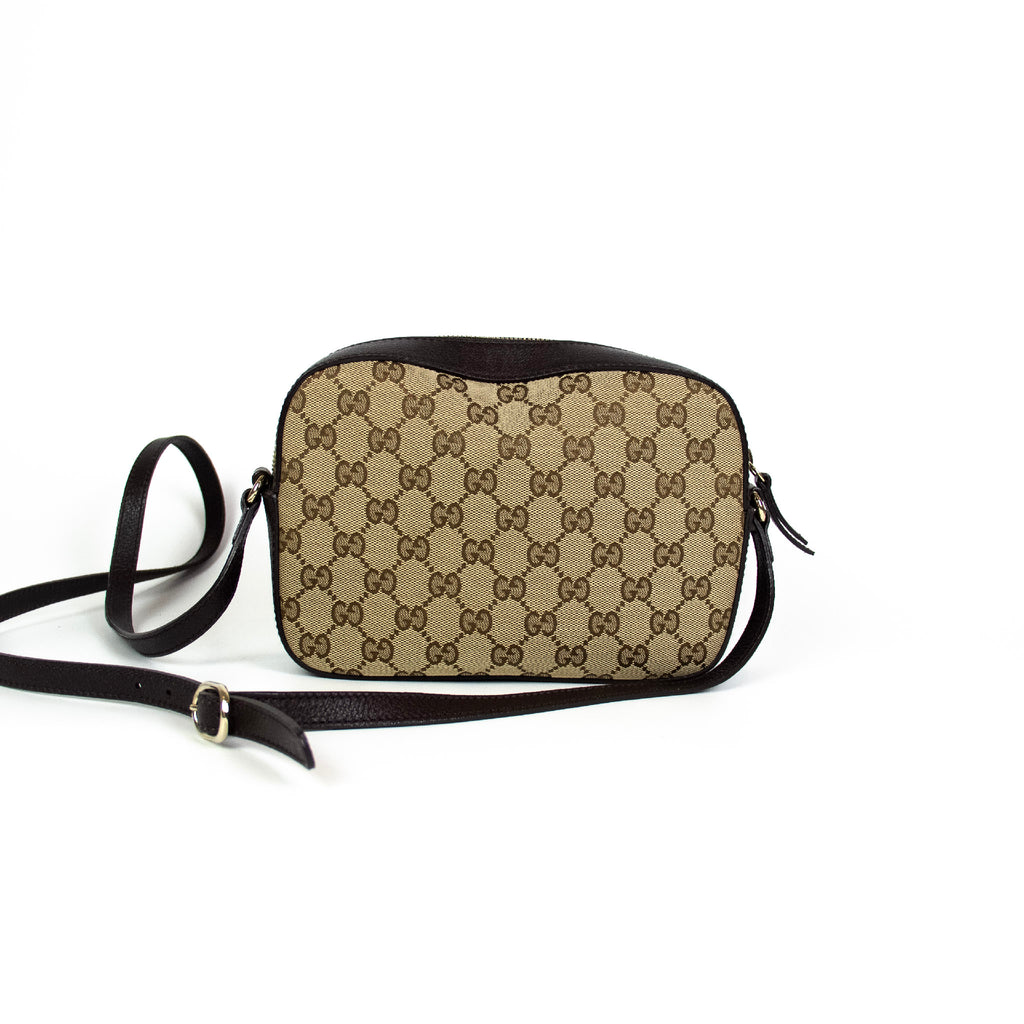 Gucci GG Canvas Bee Skuldertaske