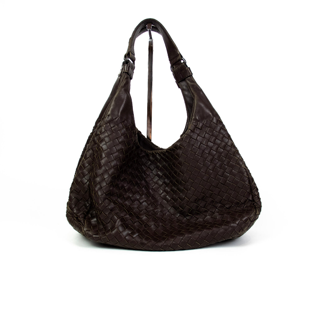 Bottega Veneta Intrecciato Brun Skuldertaske