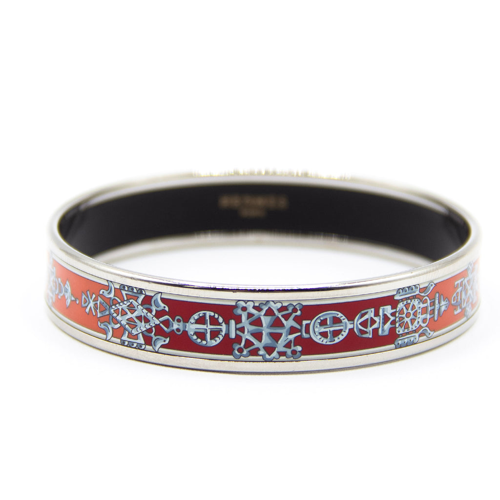 Hermes Armbånd Enamel Sølv