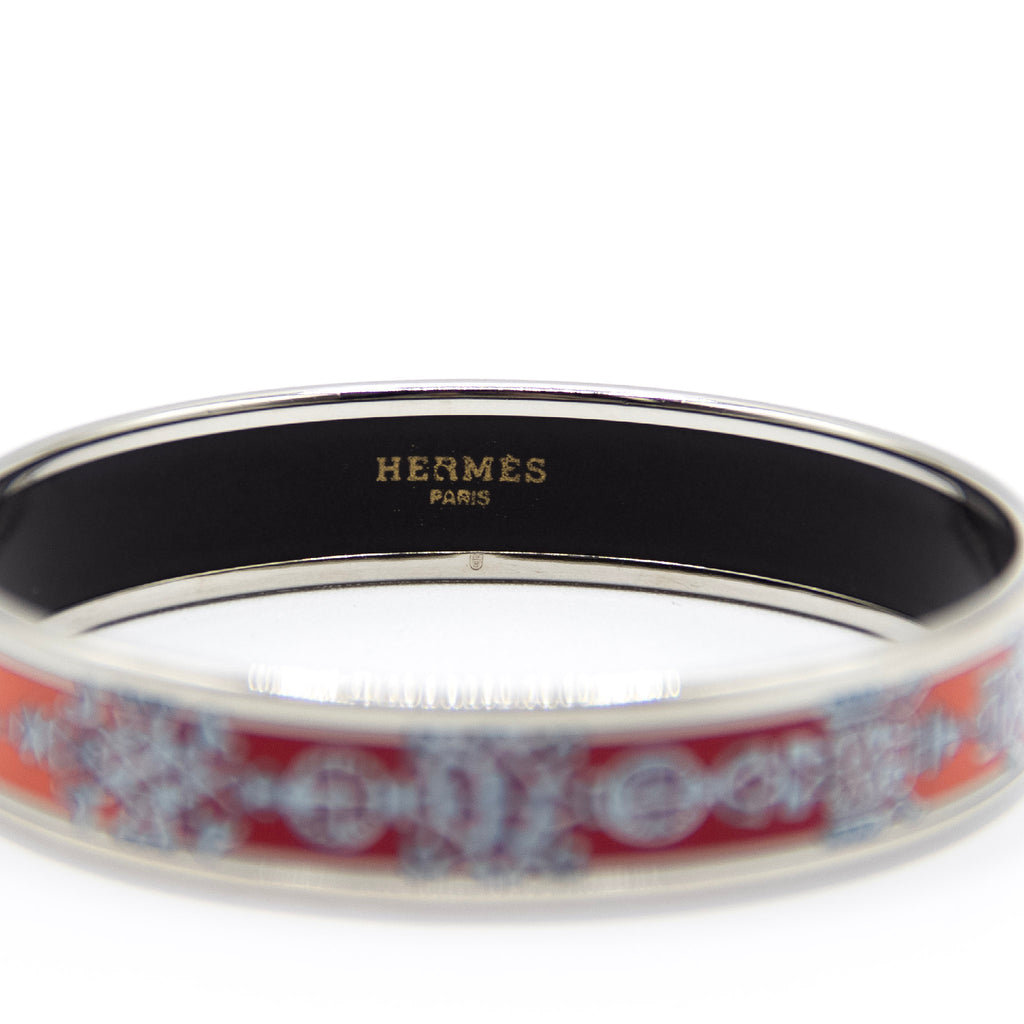 Hermes Armbånd Enamel Sølv