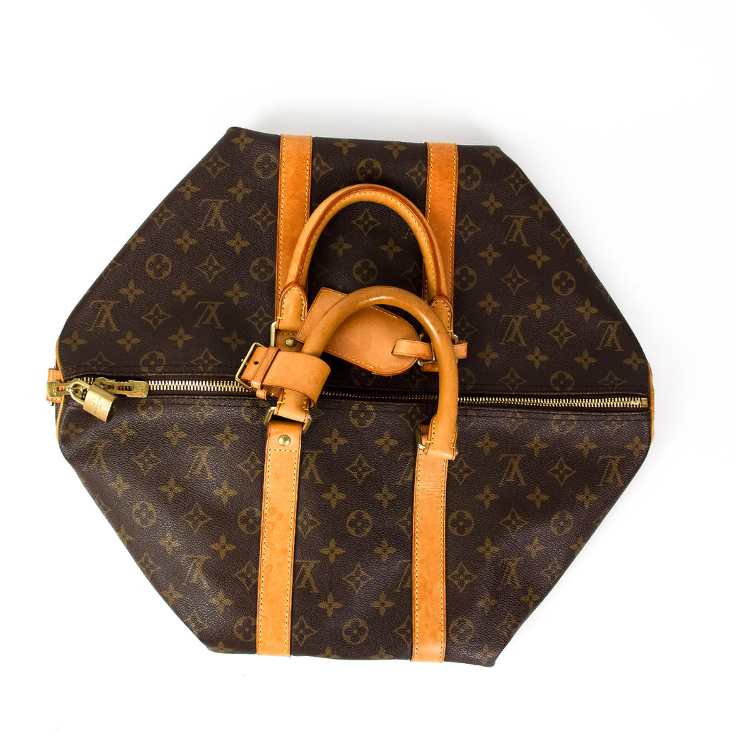 Louis Vuitton Keepall 45 med skulderstrop