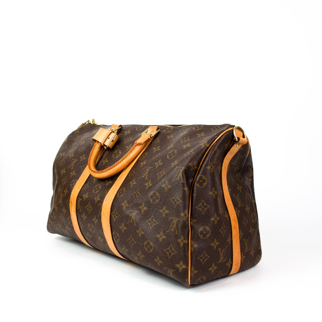 Louis Vuitton Keepall 45 med skulderstrop