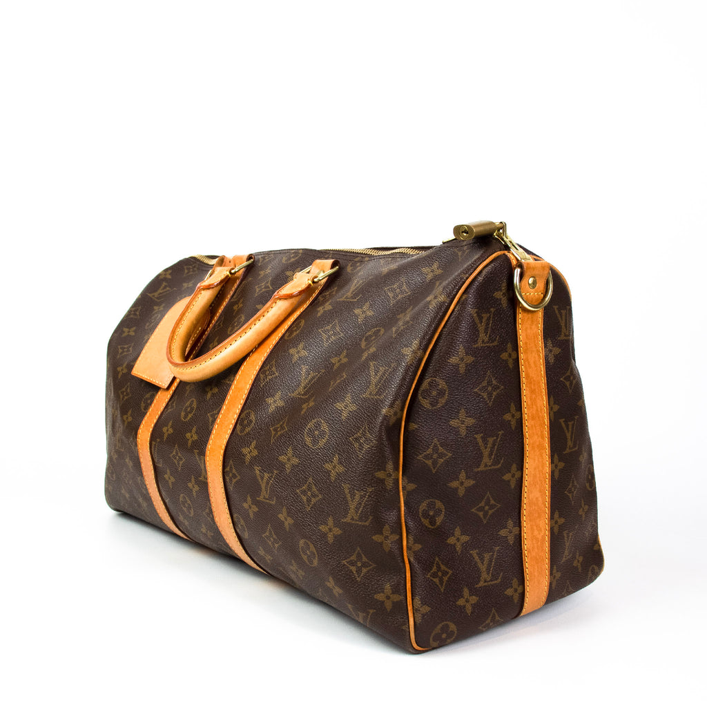 Louis Vuitton Keepall 45 med skulderstrop