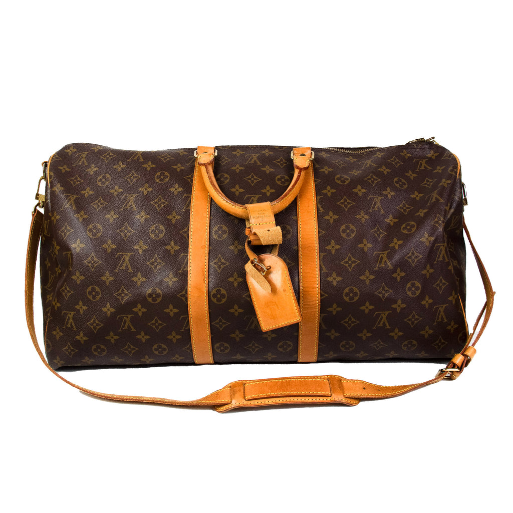 Louis Vuitton Keepall 55 med skulderstrop