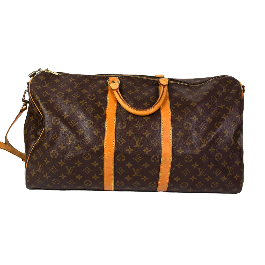 Louis Vuitton Keepall 55 med skulderstrop