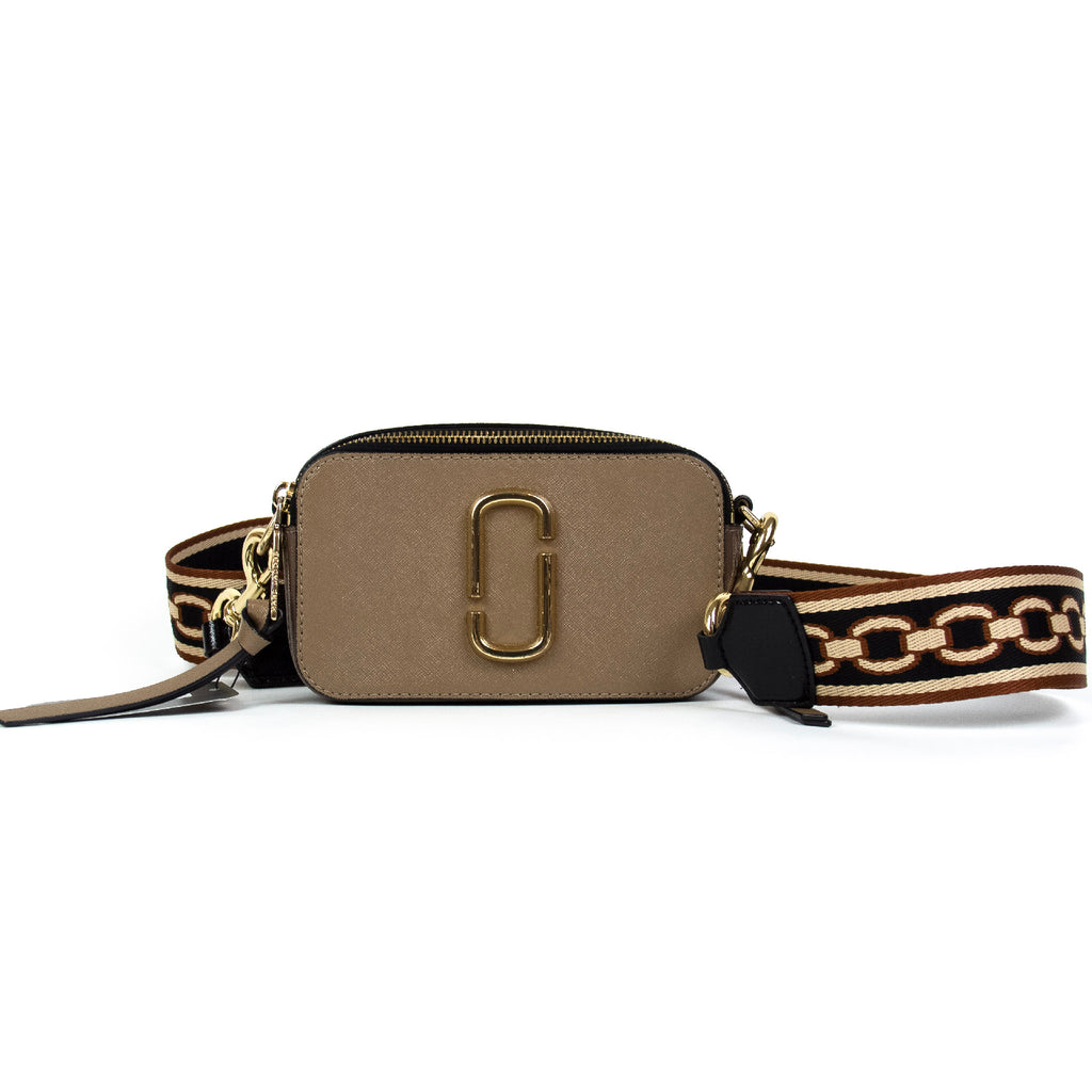 Marc Jacobs The Snapshot skuldertaske beige