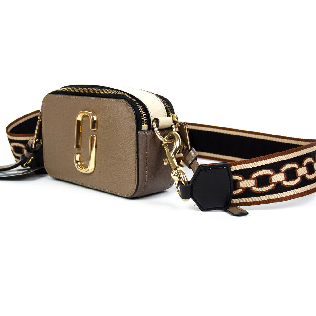 Marc Jacobs The Snapshot skuldertaske beige