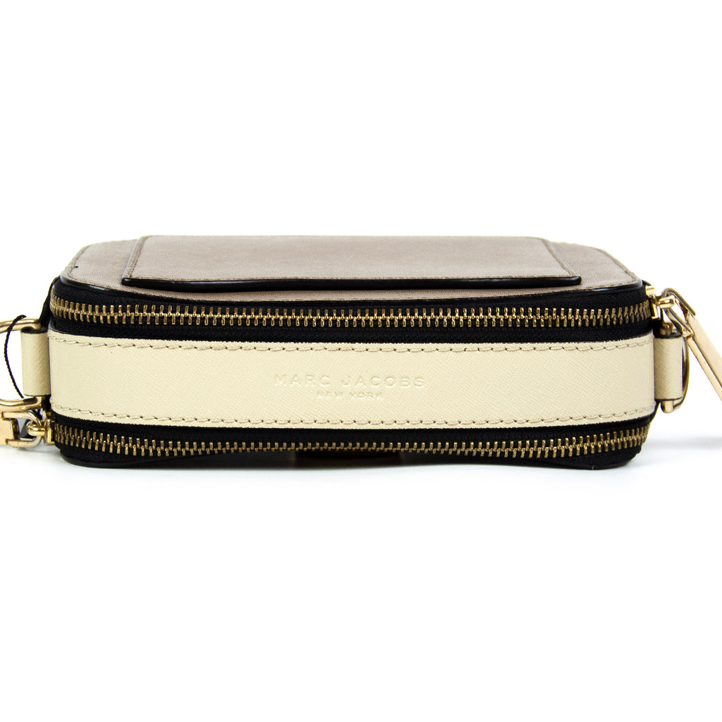 Marc Jacobs The Snapshot skuldertaske beige