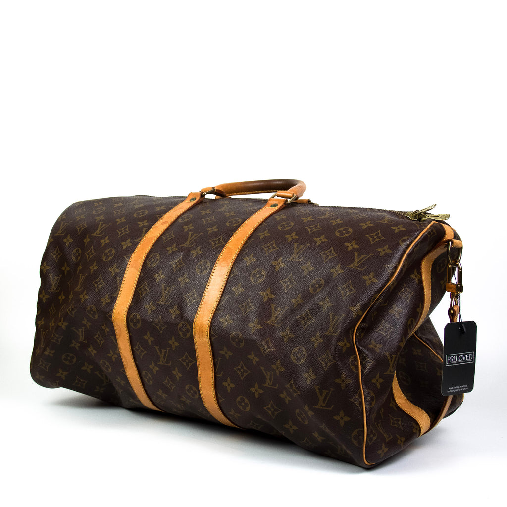 Louis Vuitton Keepall 55 med skulderstrop