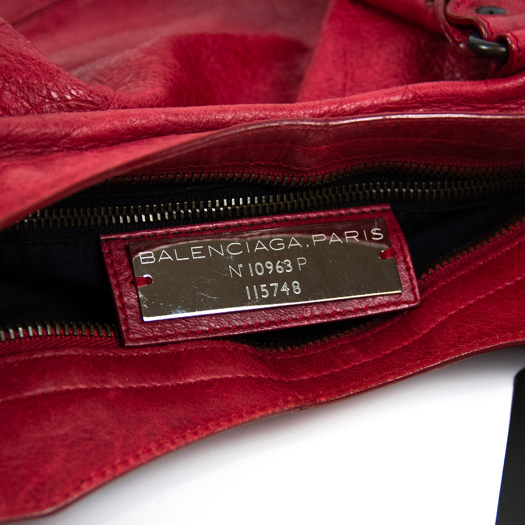 Balenciaga Classic The City Rød