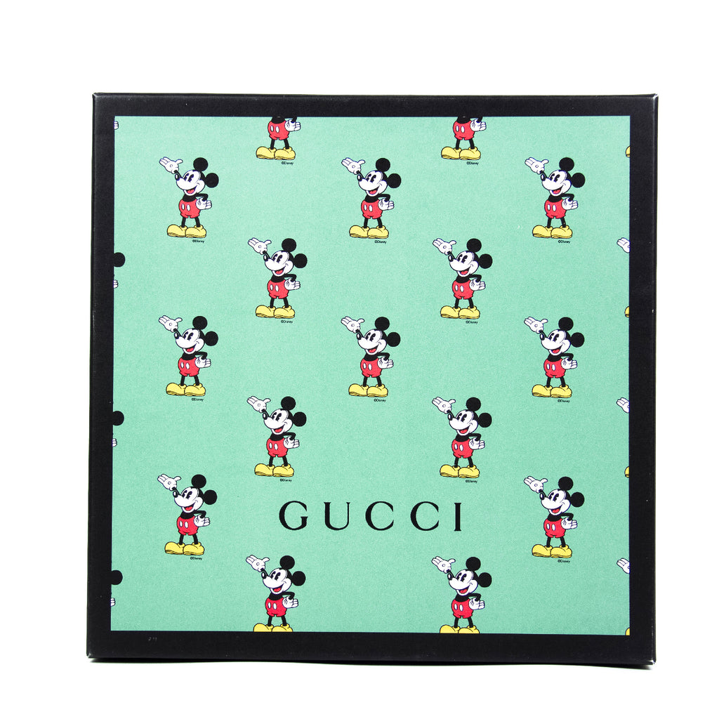 GUCCI x Disney Brun GG Supreme Canvas Leather Mickey Mouse Rund Backpack Rygsæk