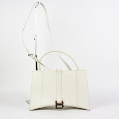 Balenciaga Hourglass Top White Handbag