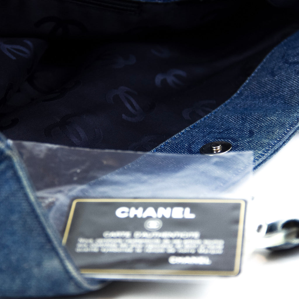 Chanel 2002 Cruise Collection Denim CC Tote