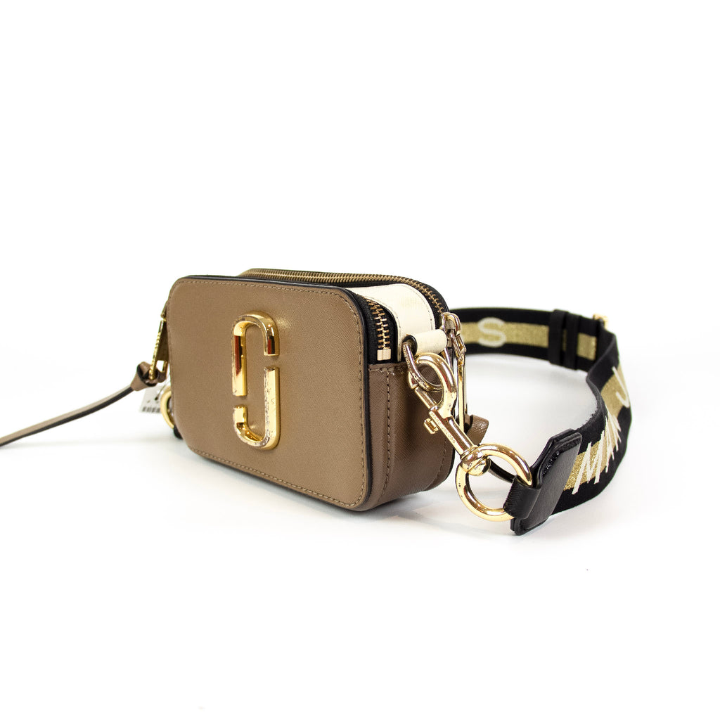 Marc Jacobs The Snapshot Beige Skuldertaske