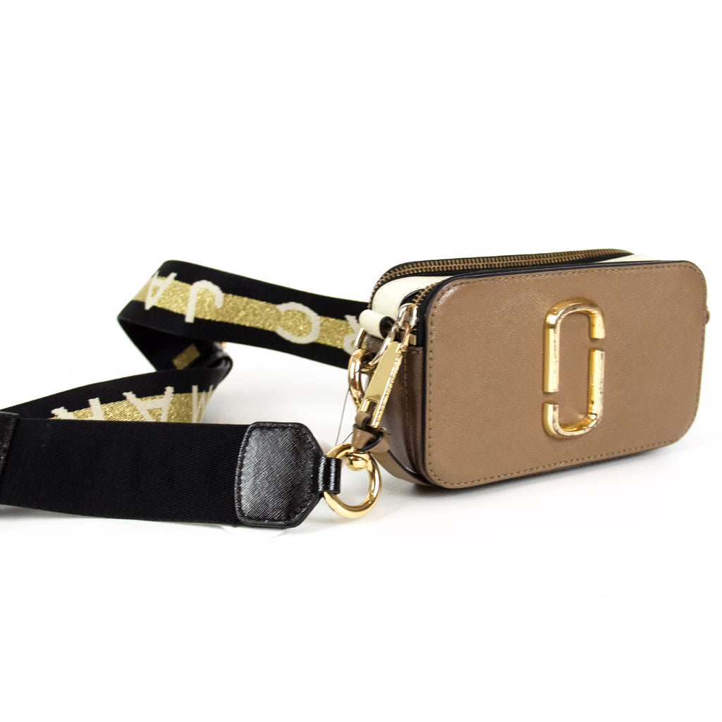 Marc Jacobs The Snapshot Beige Skuldertaske