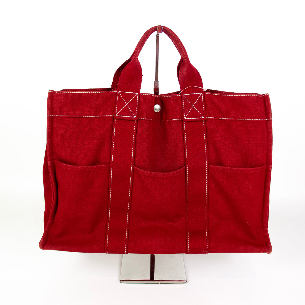 Hermes Fool Toe Tote Rød