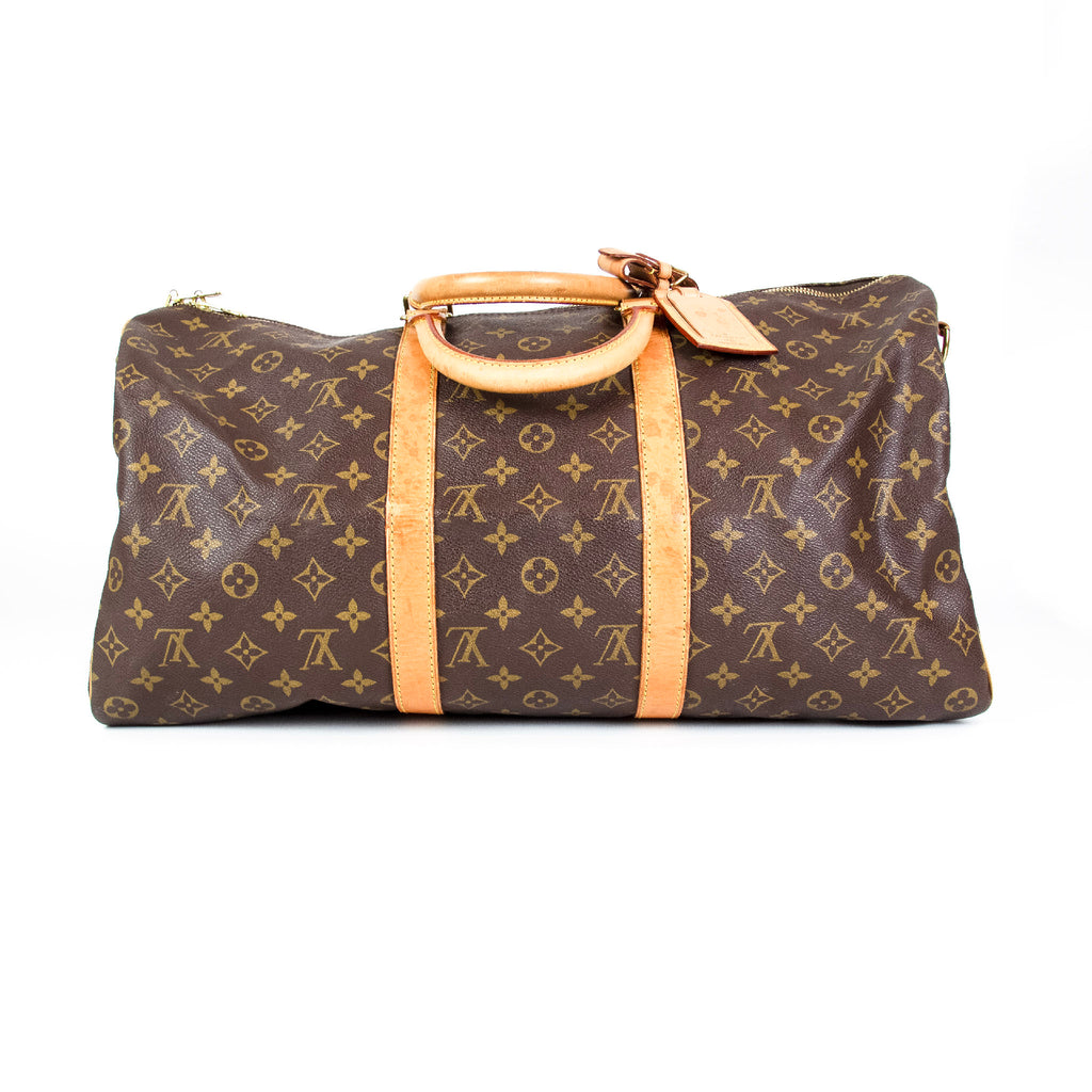 Louis Vuitton Keepall 50 med skulderstrop