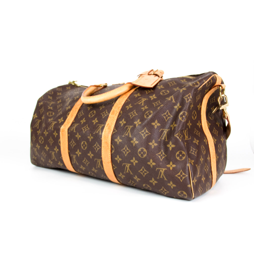 Louis Vuitton Keepall 50 med skulderstrop