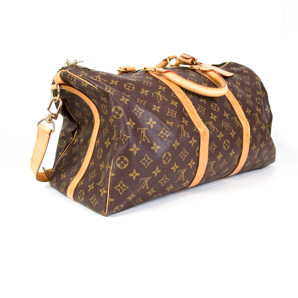 Louis Vuitton Keepall 50 med skulderstrop