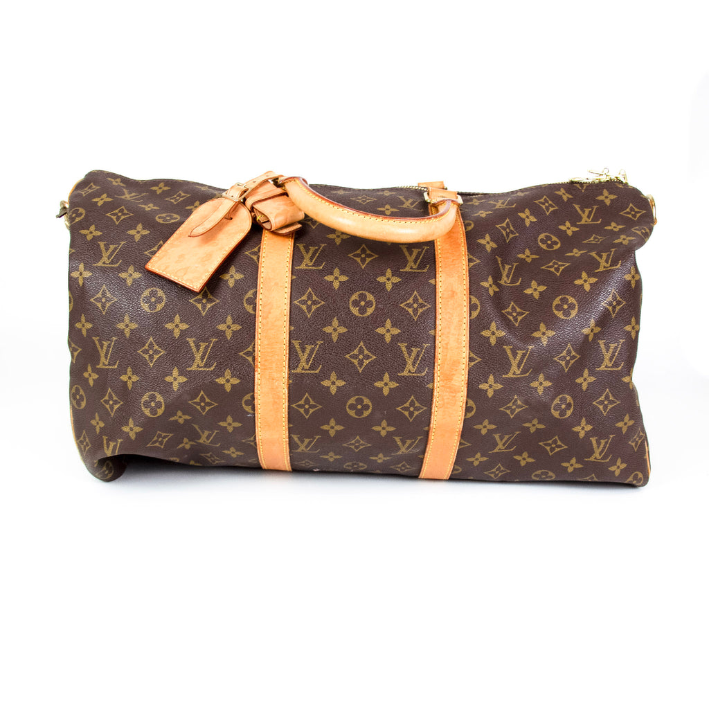 Louis Vuitton Keepall 50 med skulderstrop