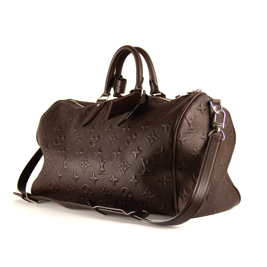 Louis Vuitton Monogram Revelation Keepall Bandouliere 45 Brun