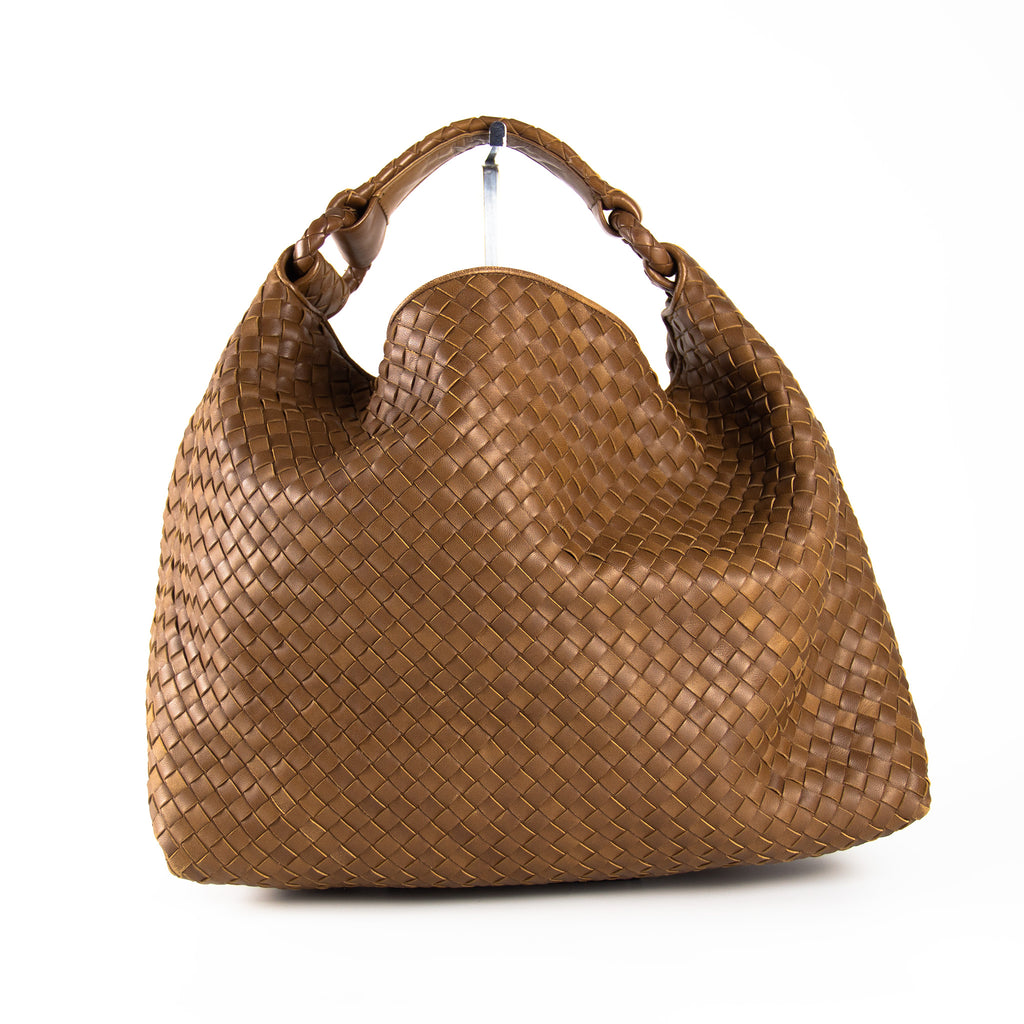 Bottega Veneta Intrecciato Brun Skuldertaske