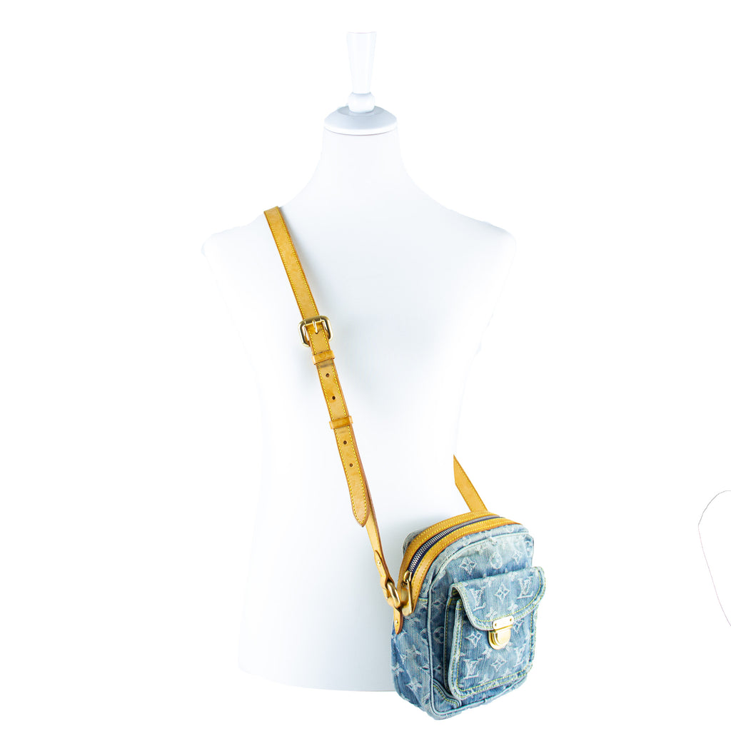 Louis Vuitton Crossbody Denim blå