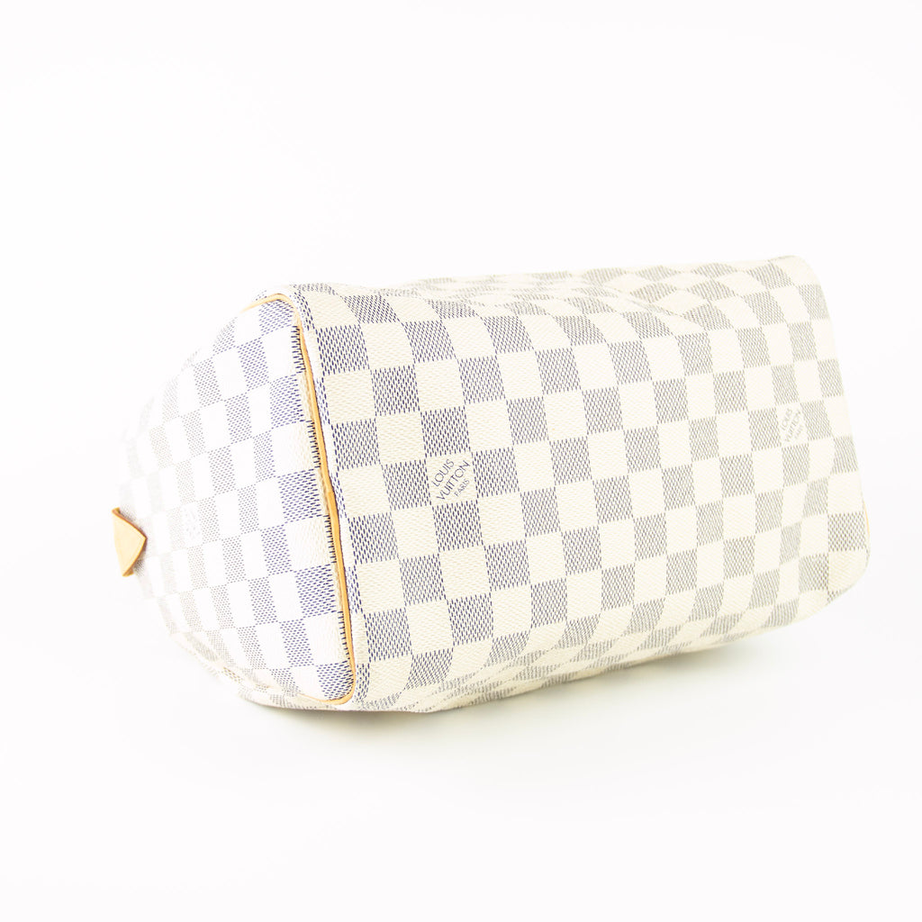 Louis Vuitton Speedy 25 Hvid Damier Azur