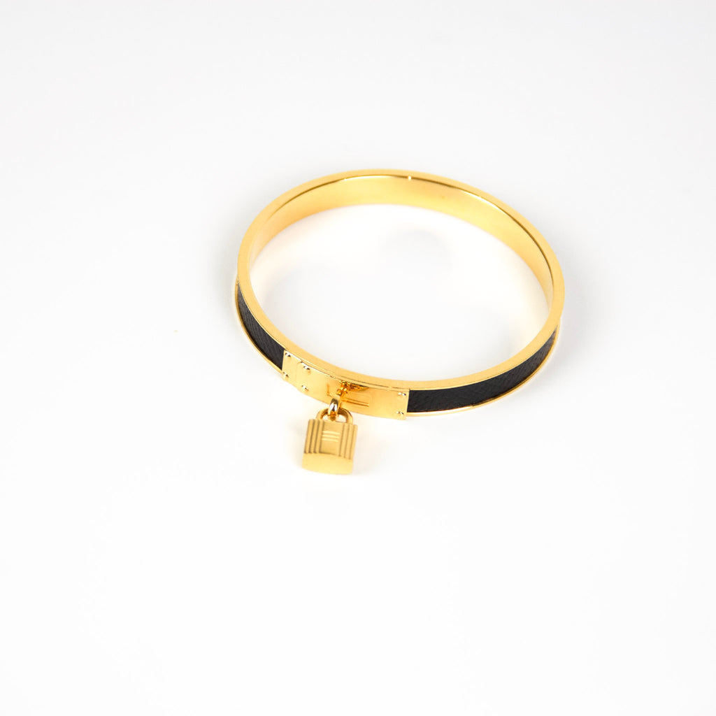 Hermes Bangle Kelly Guld Sort